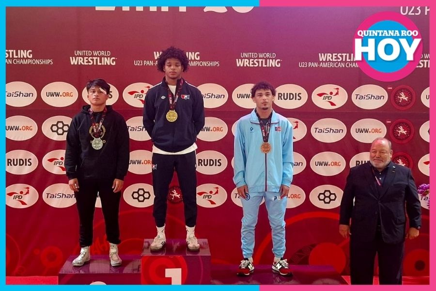 Jazziel Balam gana plata en el Panamericano U23 de Lucha Libre