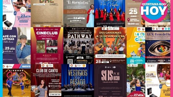 Cartelera cultural de Cancún: conciertos, cine y danza gratuitos