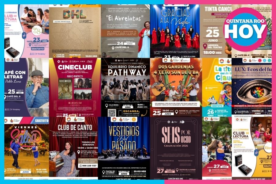Cartelera cultural de Cancún: conciertos, cine y danza gratuitos