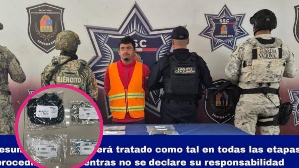 Detienen a presunto distribuidor de droga en la carretera 307