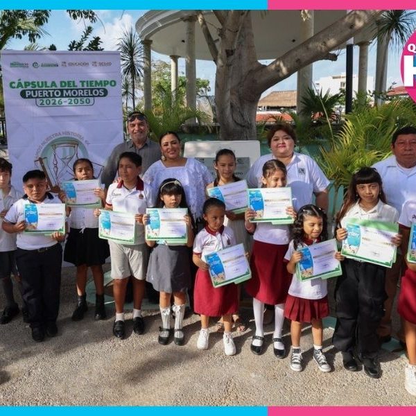 Puerto Morelos resguarda su historia en cápsula del tiempo hasta 2050