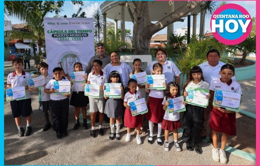 Puerto Morelos resguarda su historia en cápsula del tiempo hasta 2050