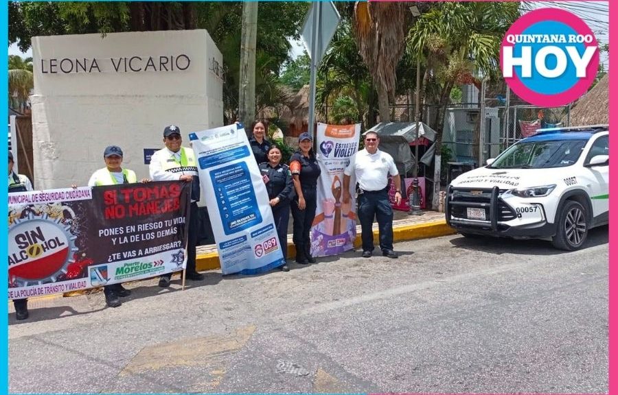 Puerto Morelos lleva jornada de proximidad social a Leona Vicario