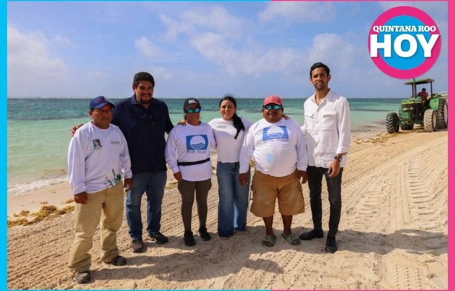 Puerto Morelos refuerza combate al sargazo en sus playas