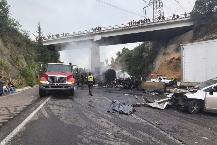 cierre de la autopista Chamapa-Lechería