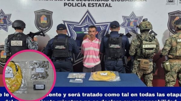 Detienen a presunto narcomenudista en Playa del Niño de Cancún