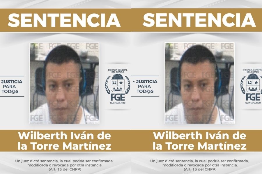 FGE Quintana Roo logra condena de 37 años por homicidio calificado