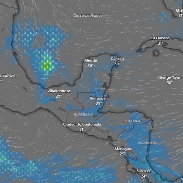 Clima Cancún hoy: calor de hasta 34°C, ambiente bochornoso y lluvias aisladas para este sábado