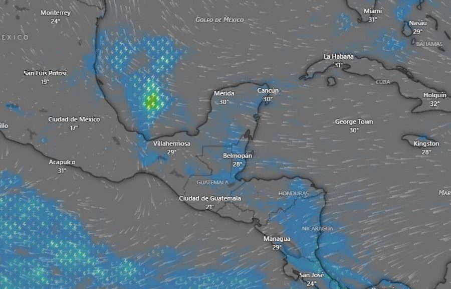 Clima Cancún hoy: calor de hasta 34°C, ambiente bochornoso y lluvias aisladas para este sábado