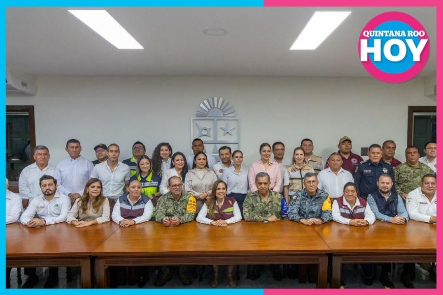 Estefanía Mercado refuerza prevención ante ciclones en Quintana Roo
