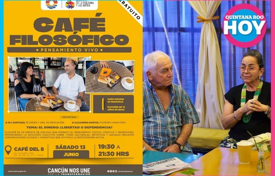Café Filosófico debatirá si el dinero da libertad o dependencia
