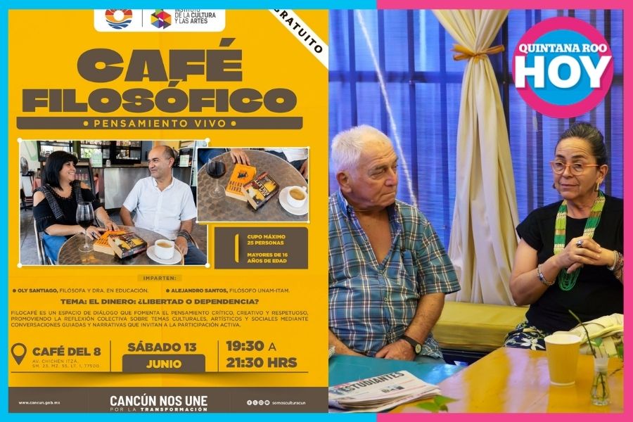 Café Filosófico debatirá si el dinero da libertad o dependencia