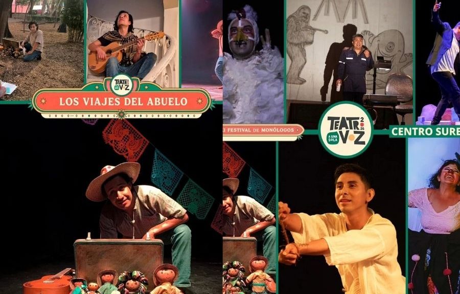 Teatro a Una Sola Voz llegará a Cancún con siete monólogos nacionales