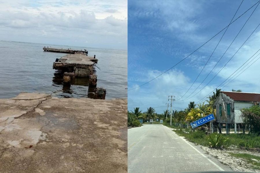 Muelle de Xcalak sigue sin rehabilitación tras años de deterioro