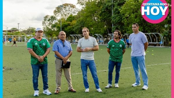 Rehabilitarán cancha de la Unidad Deportiva de Tulum