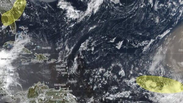 Vigilan nueva zona de baja presión en el Atlántico; no representa riesgo para Quintana Roo