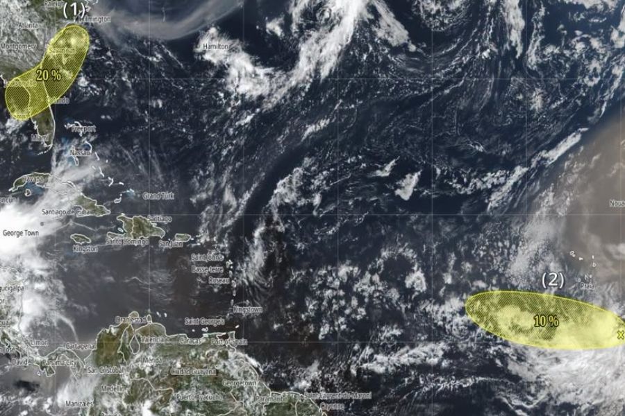 Vigilan nueva zona de baja presión en el Atlántico; no representa riesgo para Quintana Roo