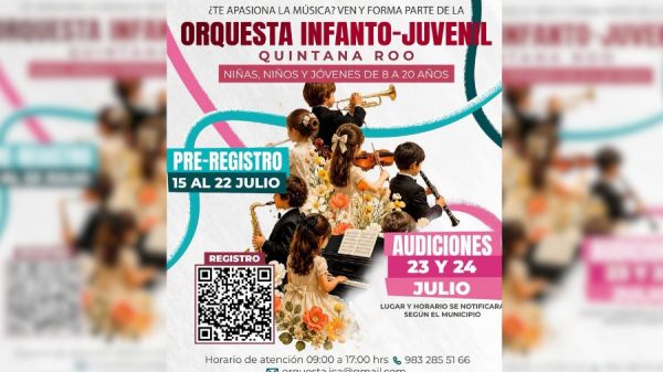 Abren convocatoria para la Orquesta Infanto-Juvenil Quintana Roo