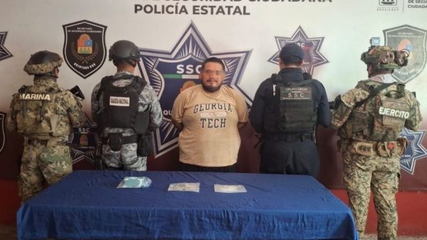 Detienen a presunto distribuidor de droga durante operativo