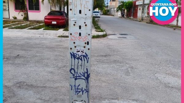 Graffitis invaden calles y mobiliario urbano en Cancún