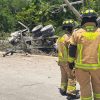Muere trabajador tras volcadura de volquete en la carretera 307