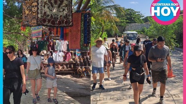 Zona Arqueológica de Tulum recupera visitantes; artesanos ven esperanza
