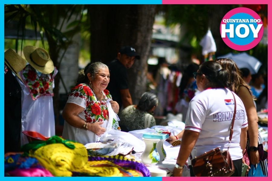 Artesanas mayas impulsan economía local con expo cultural en Carrillo Puerto