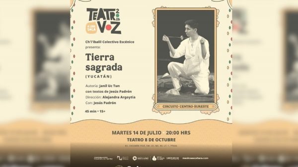 Tierra sagrada llega al Festival de Monólogos en Cancún