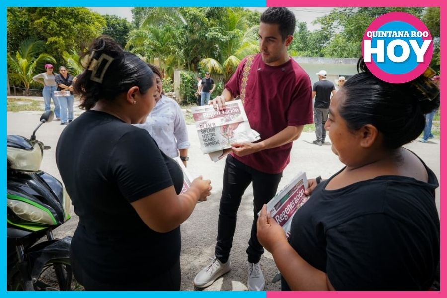 Gino Segura recorre Lázaro Cárdenas rumbo a 2027