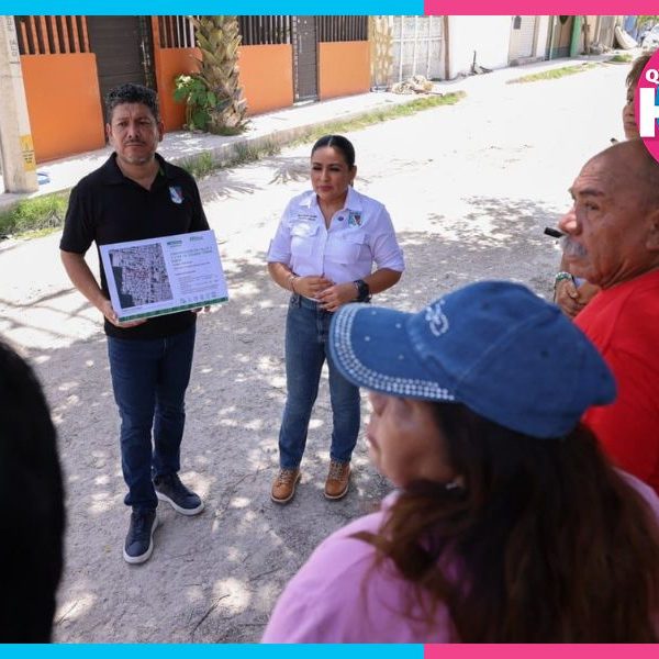 Pavimentarán calles 5 y 6 de Tierra Nueva en Puerto Morelos