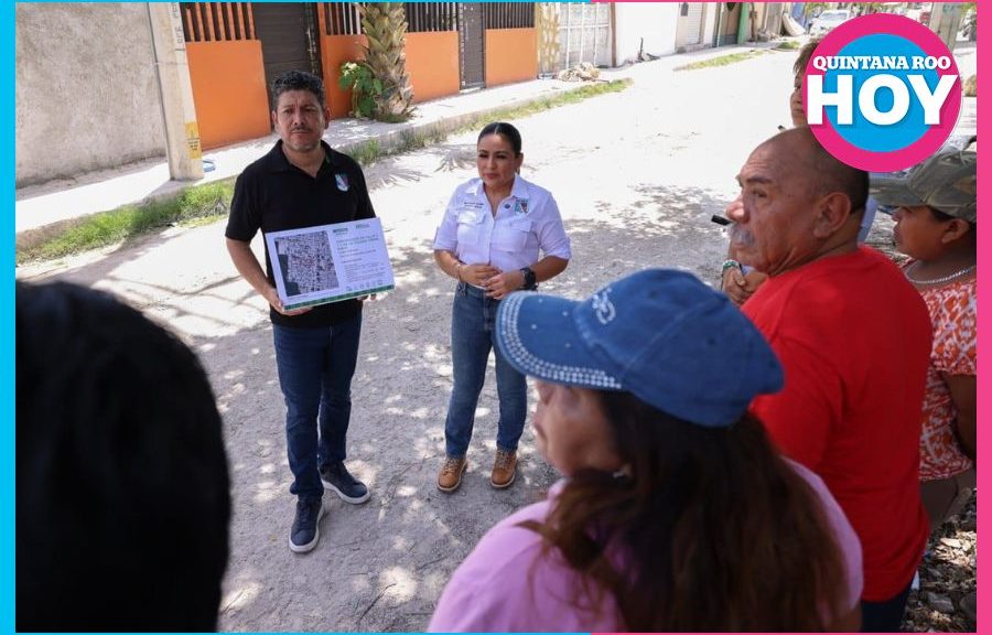 Pavimentarán calles 5 y 6 de Tierra Nueva en Puerto Morelos