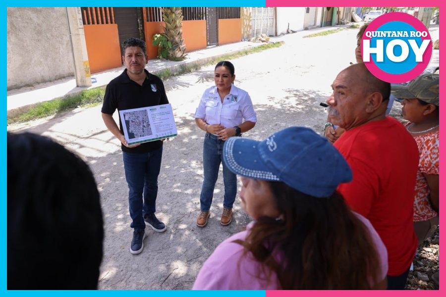 Pavimentarán calles 5 y 6 de Tierra Nueva en Puerto Morelos