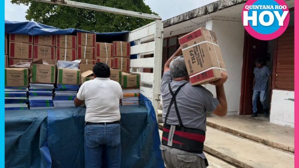 Entrega de libros de texto en QRoo alcanza avance del 80%