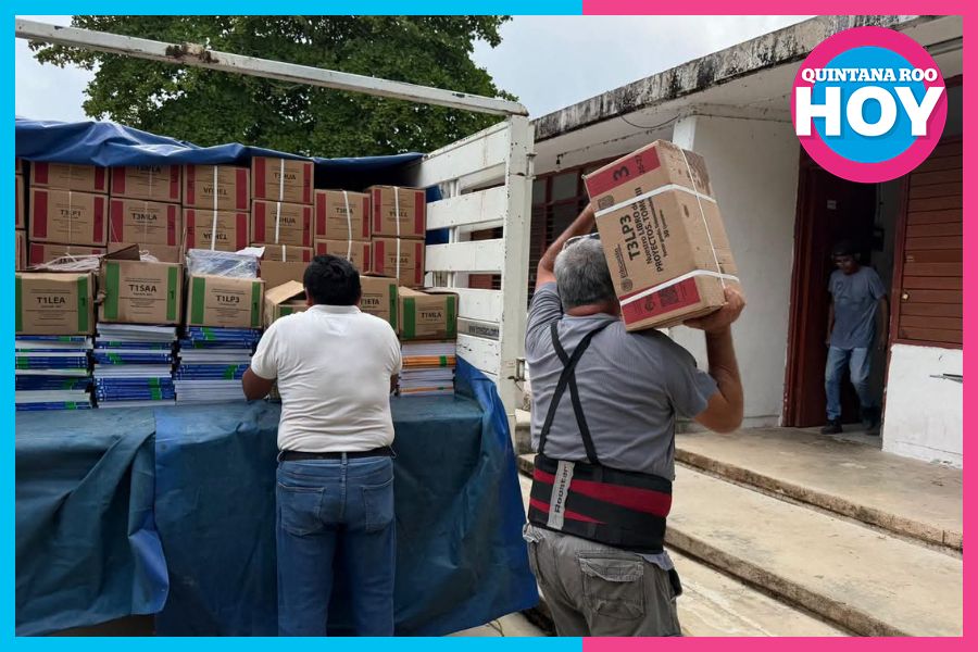 Entrega de libros de texto en QRoo alcanza avance del 80%