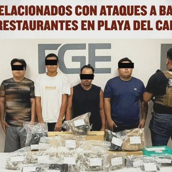 Desarticulan célula criminal vinculada a ataques y homicidios en Playa del Carmen