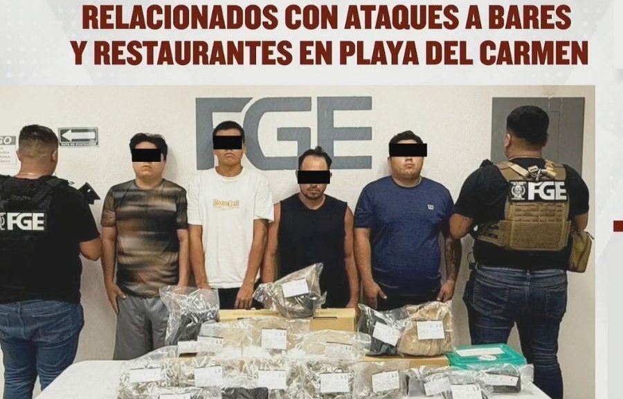 Desarticulan célula criminal vinculada a ataques y homicidios en Playa del Carmen