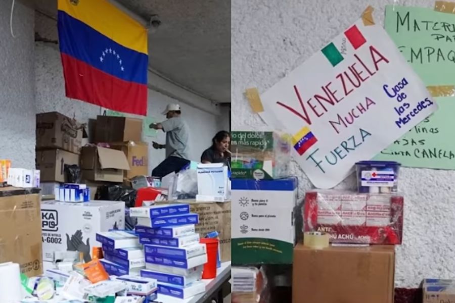 Rastrean víveres para Venezuela y denuncian irregularidades en centros de acopio
