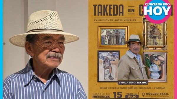 Shinzaburo Takeda exhibe en Cancún más de cuatro décadas de creación