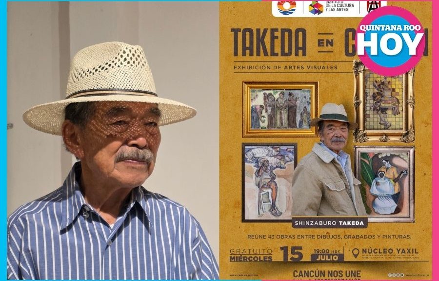 Shinzaburo Takeda exhibe en Cancún más de cuatro décadas de creación