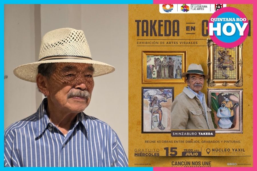 Shinzaburo Takeda exhibe en Cancún más de cuatro décadas de creación