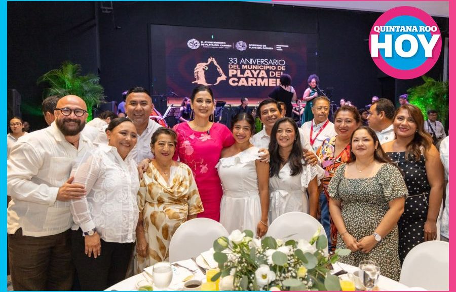Playa del Carmen honra a sus fundadores por 33 aniversario