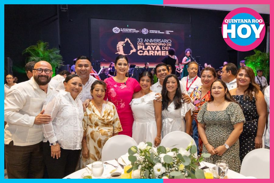 Playa del Carmen honra a sus fundadores por 33 aniversario