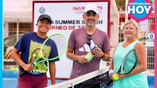Isla Mujeres recibe torneo de tenis Isla Summer Smash