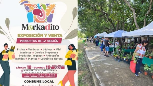 Merkadito local llega este fin de semana al Parque Kabah