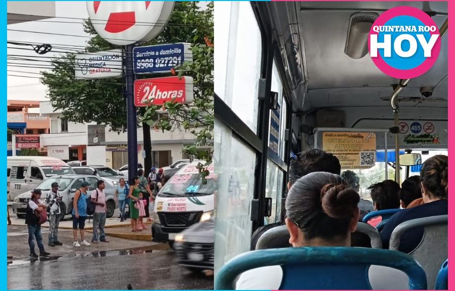 Movilidad en Cancún: el calvario diario de miles de trabajadores