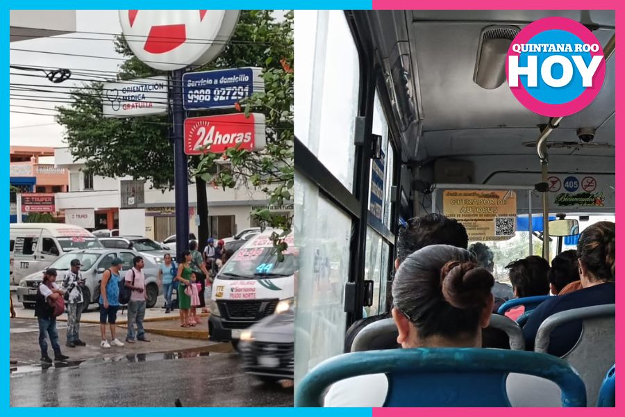 Movilidad en Cancún: el calvario diario de miles de trabajadores