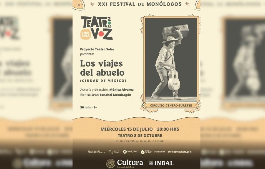 Festival de Monólogos cierra con una obra sobre la memoria