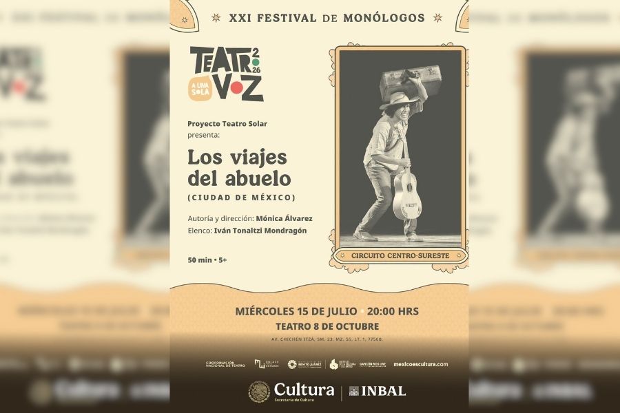 Festival de Monólogos cierra con una obra sobre la memoria