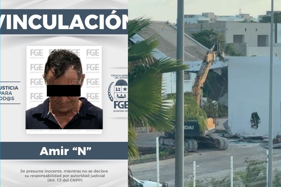 Vinculan a proceso a implicado por derrumbe en residencial Aqua Cancún