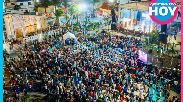 Isla Mujeres celebra 176 años con baile de Nelson Kanzela